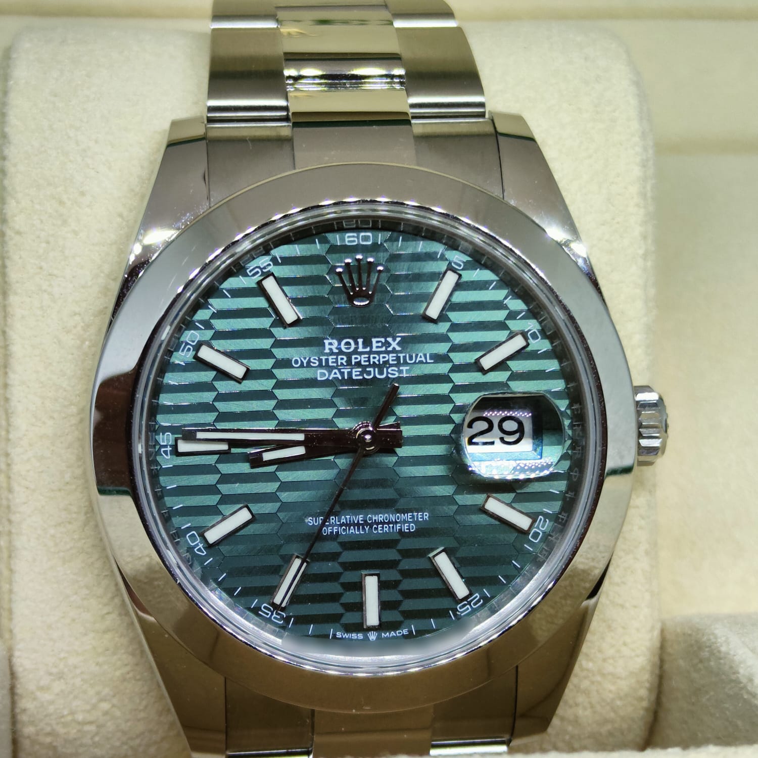 Datejust on sale quadrante verde